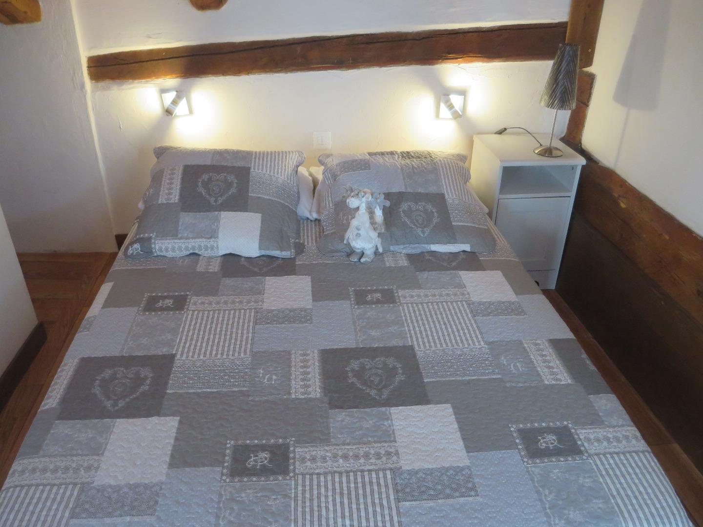 Chambre Sud Est, 1 lit double.